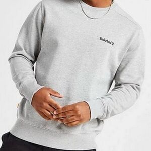 Timberland Men's Light Gray Crewneck Sweater